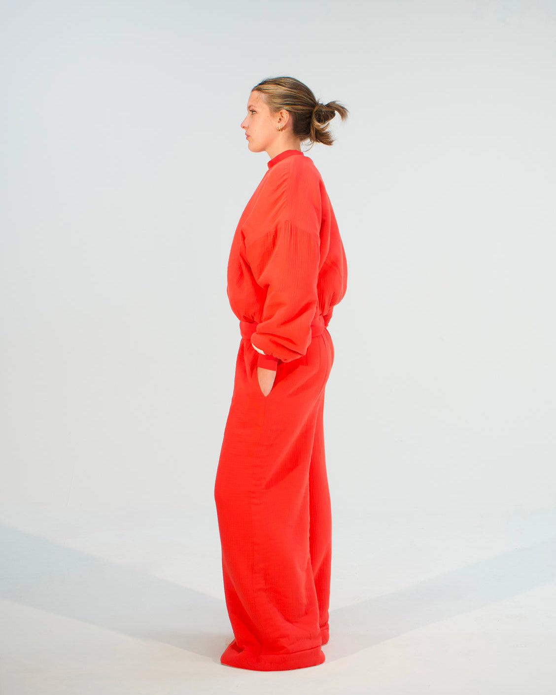 Homebody Blanket Crewneck - Orange