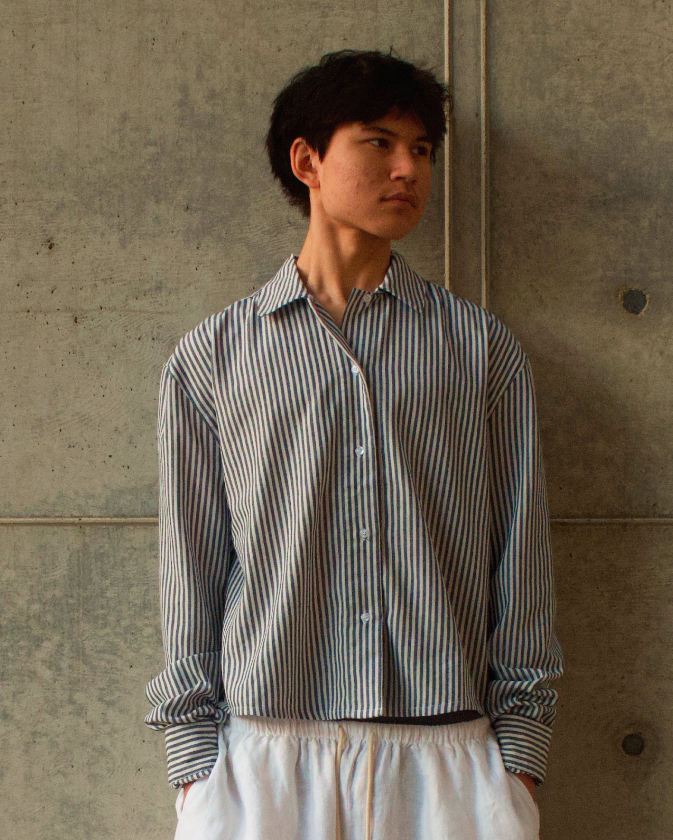 Breezy Linen Button Up - Stripe
