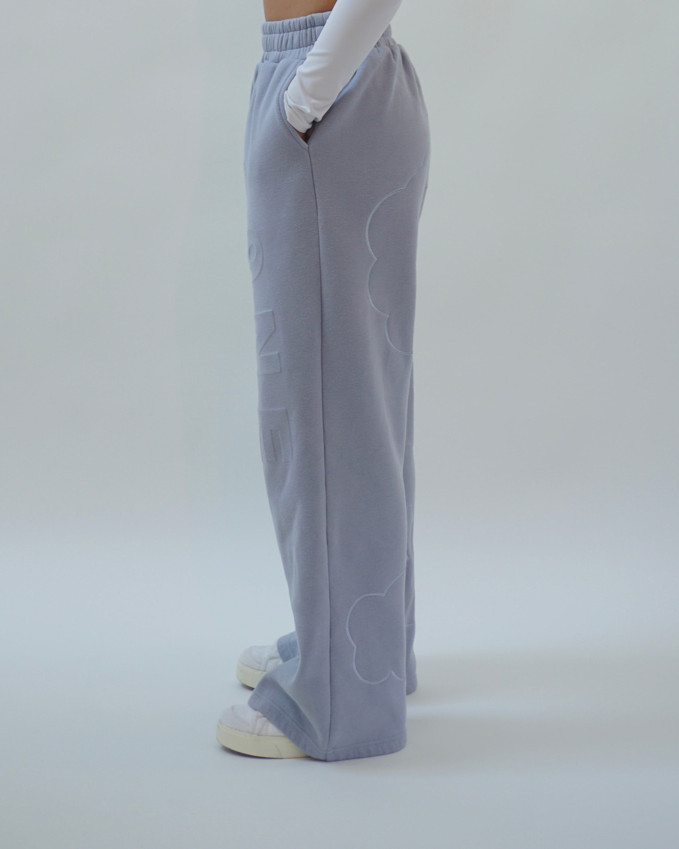 Cloud N9ne Flared Sweatpants - Blue