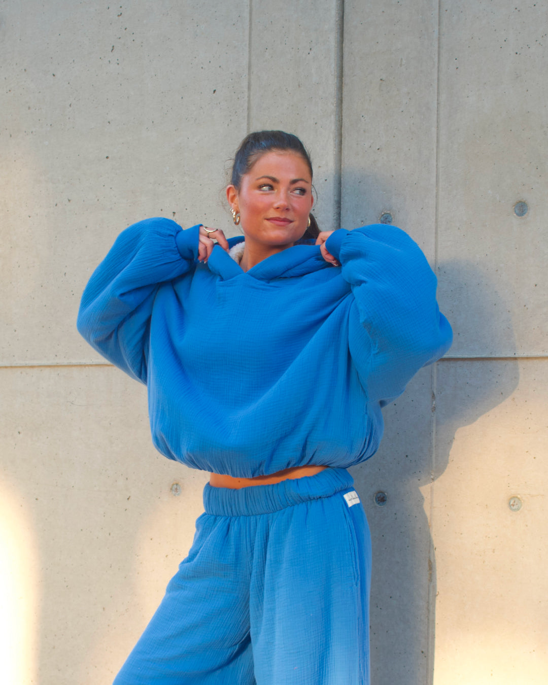 Homebody Blanket Hoodie - Blue