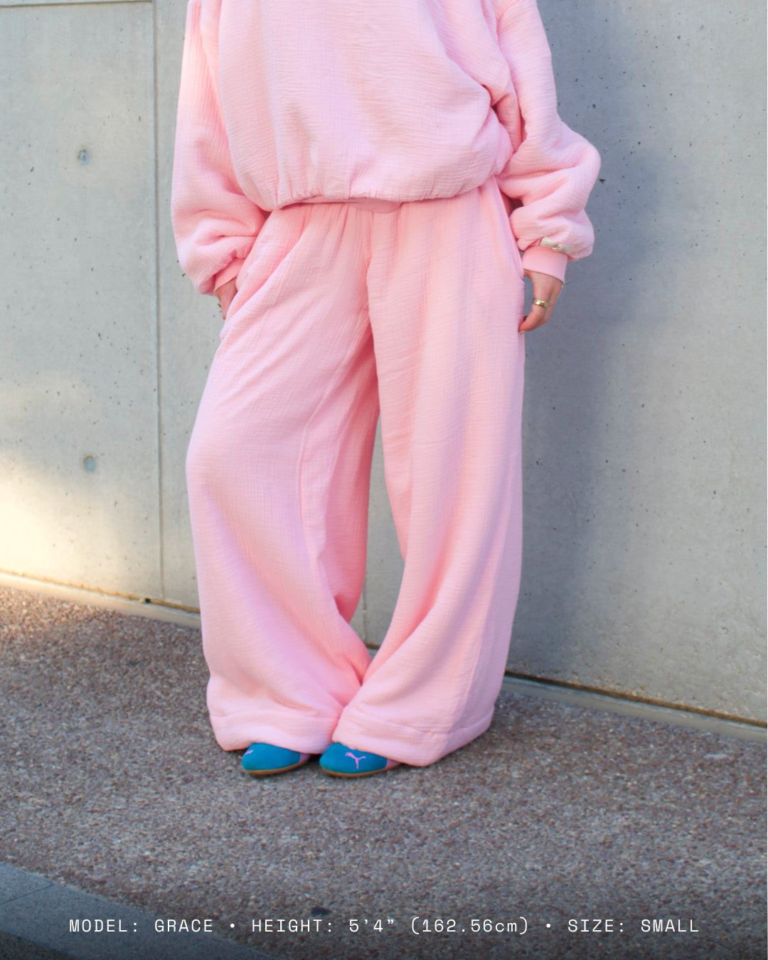 Homebody Blanket Pants - Low Rise - Pink