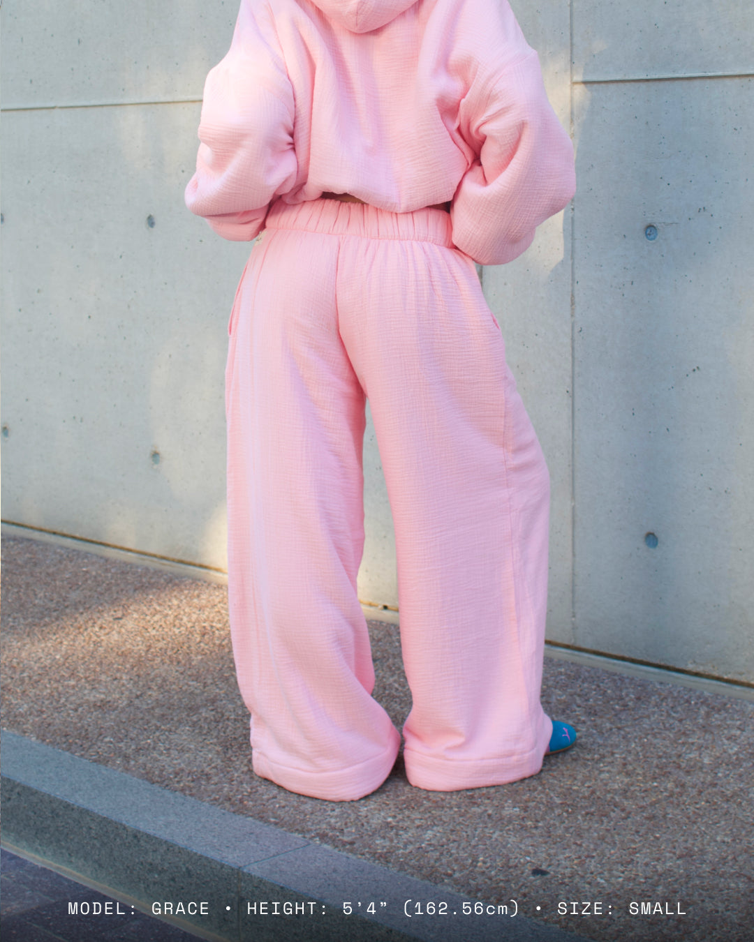 Homebody Blanket Pants - Low Rise - Pink
