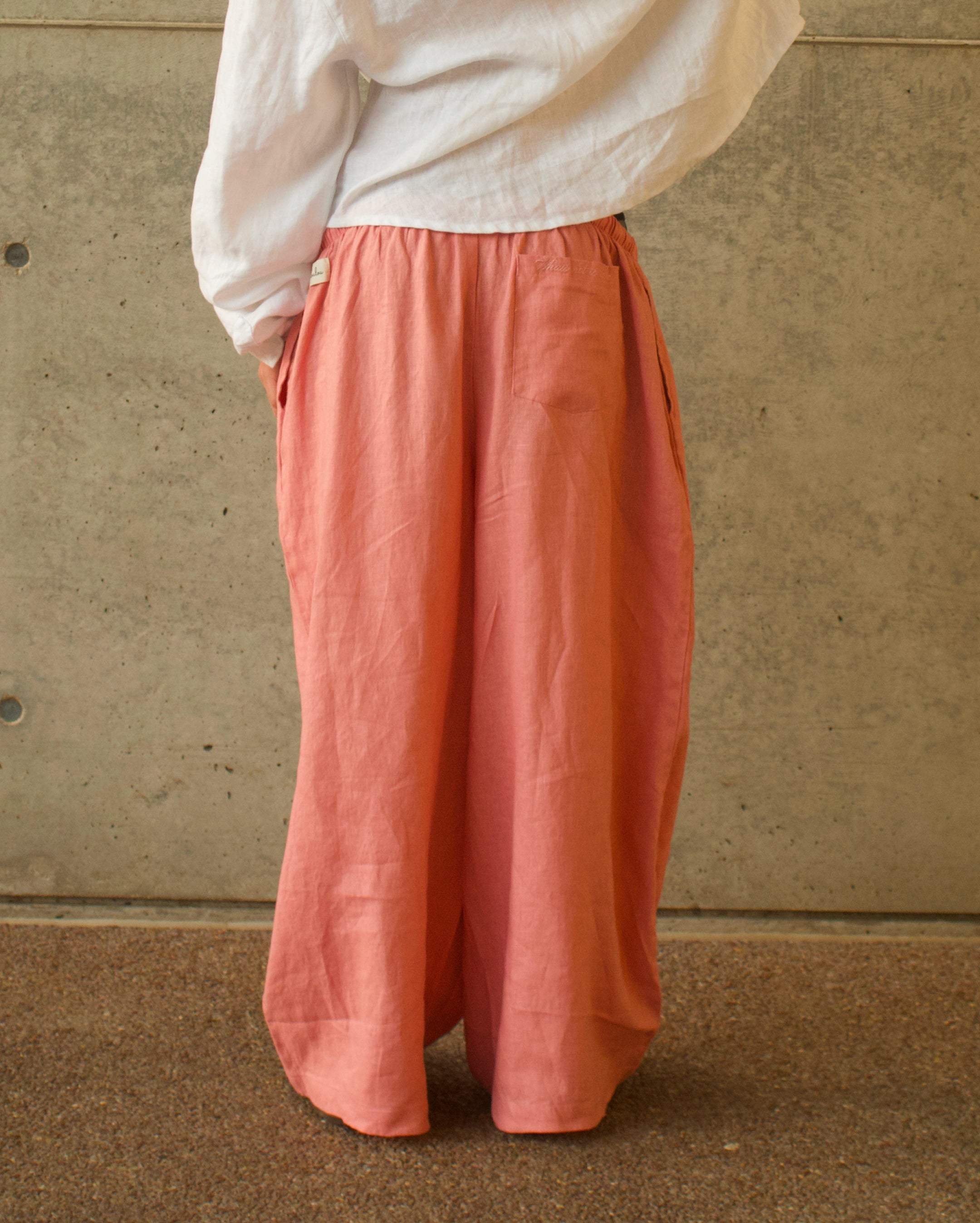 THE Linen Pants - Pink