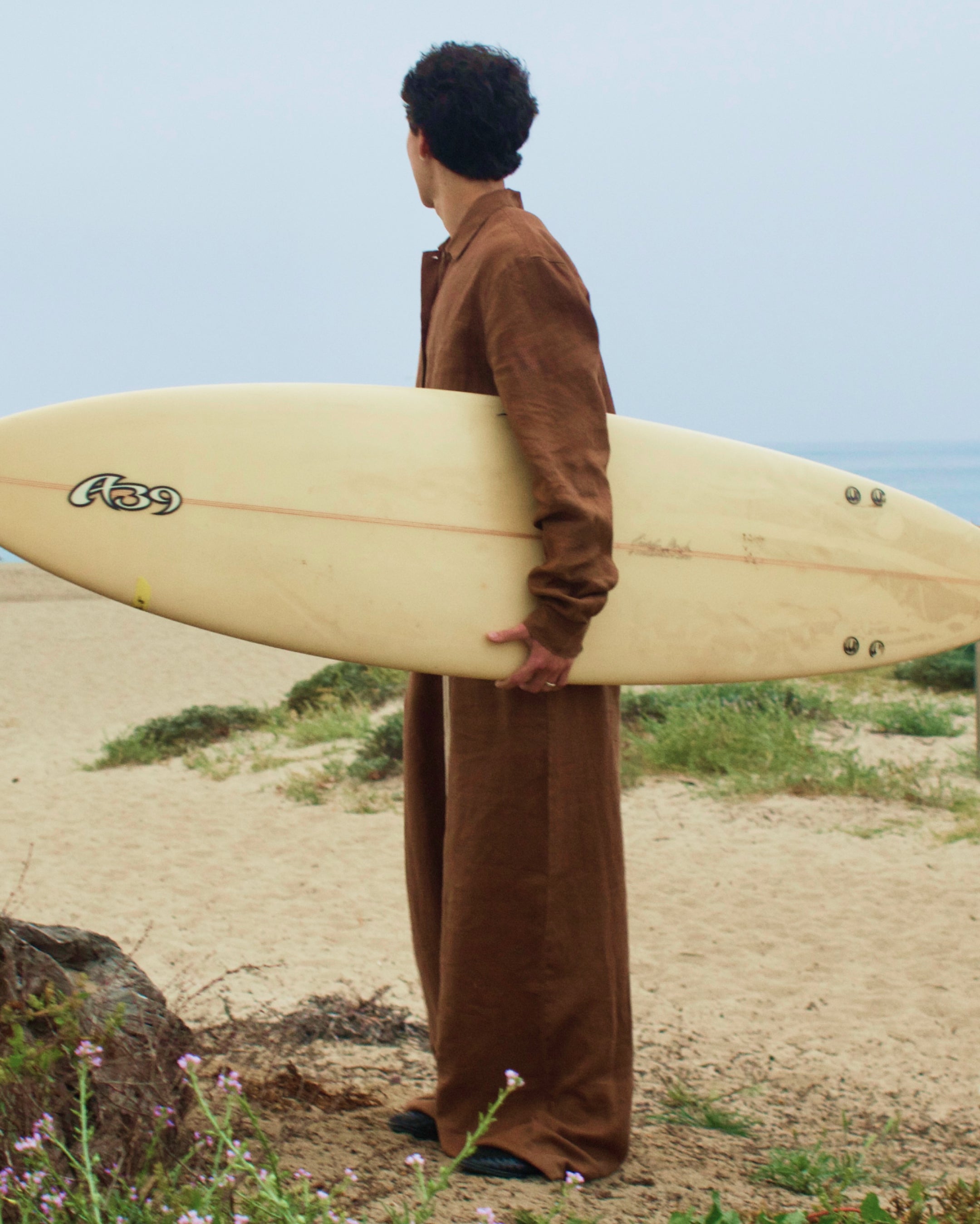 THE Linen Pants - Brown