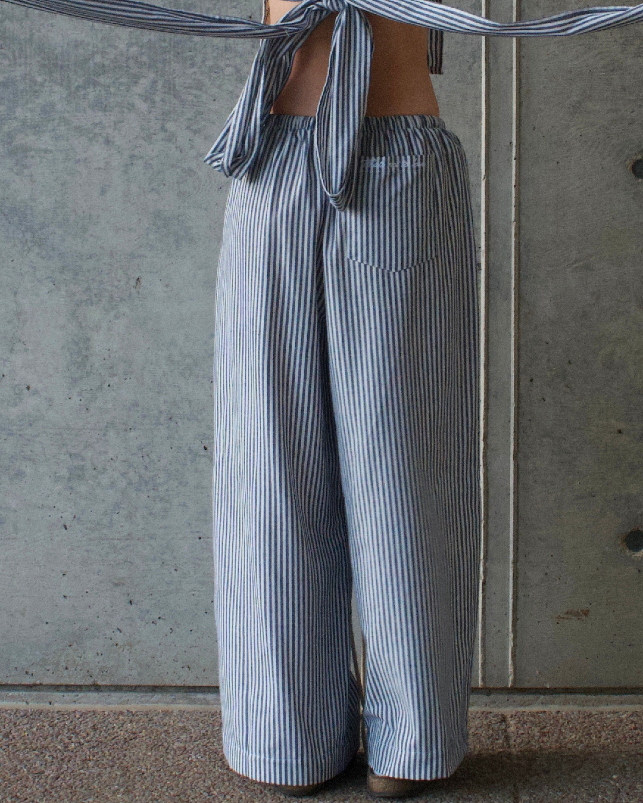 THE Linen Pants - Stripe