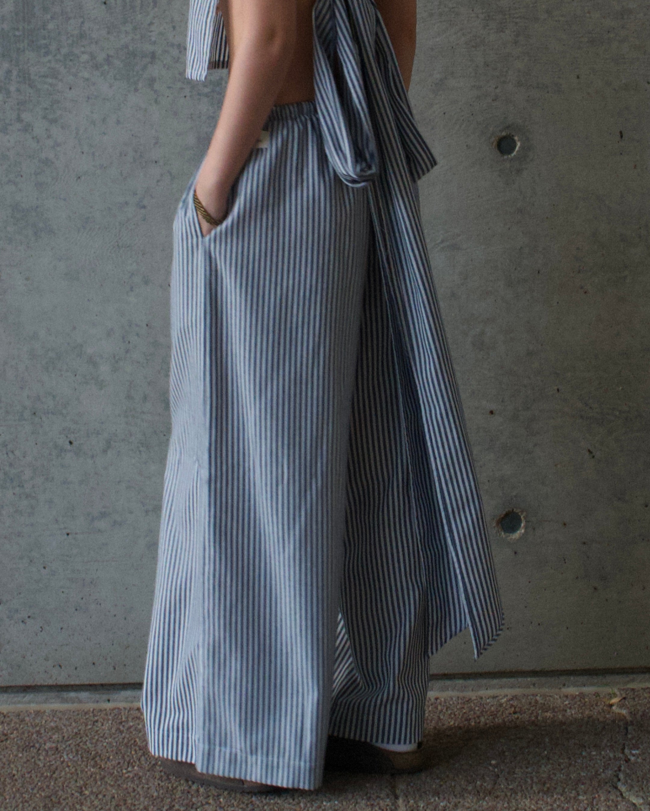 THE Linen Pants - Stripe