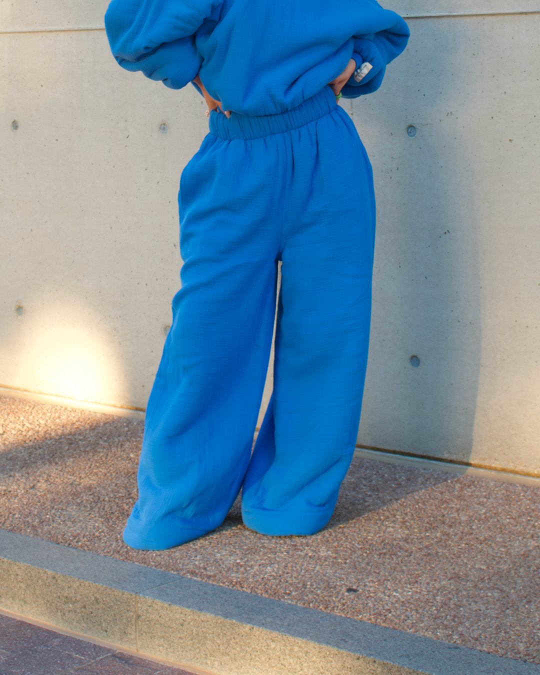 Homebody Blanket Pants - Blue