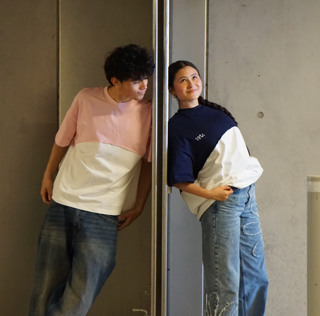 Two Toned Tee - Pink