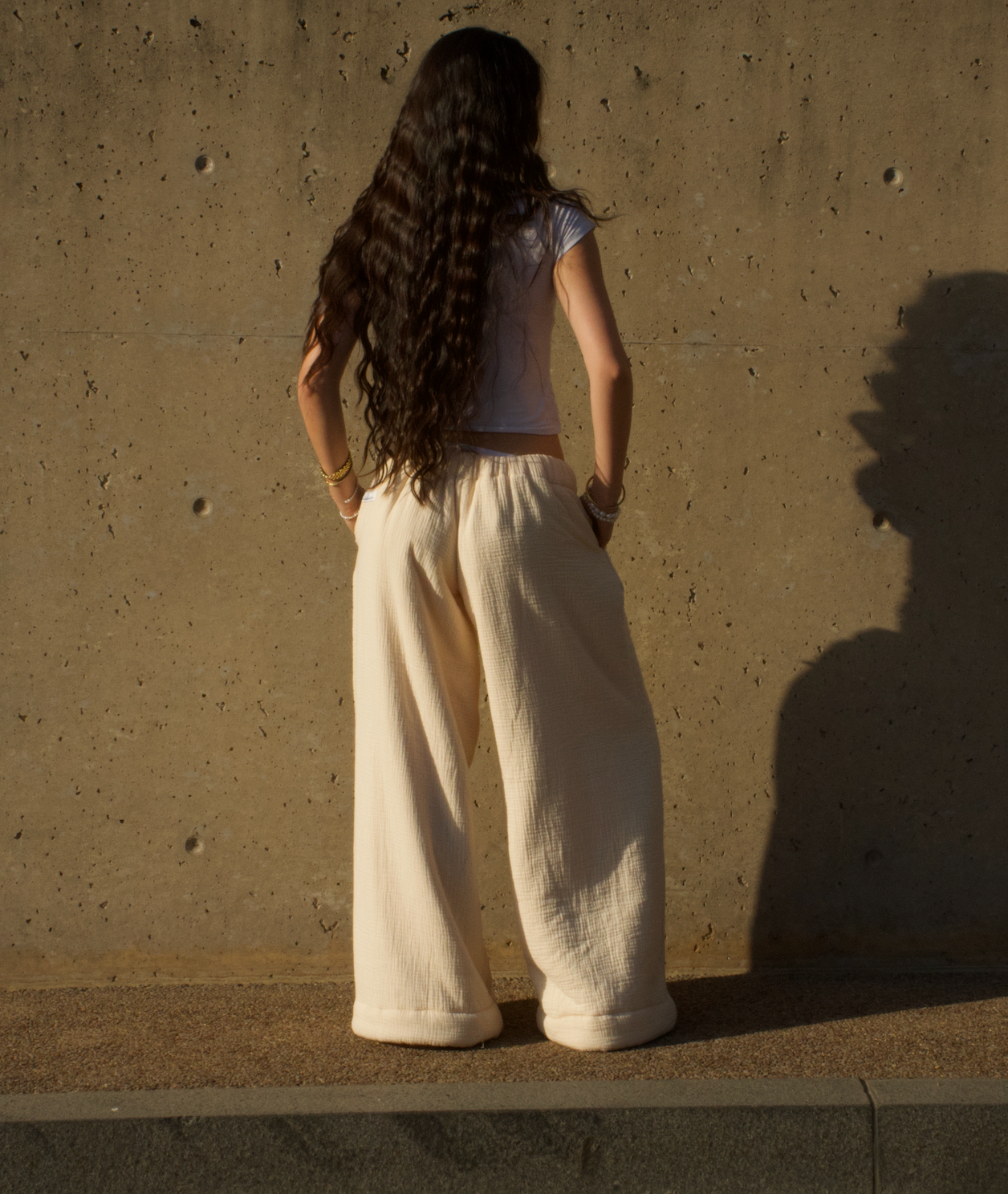 Homebody Low Rise Pants - Beige