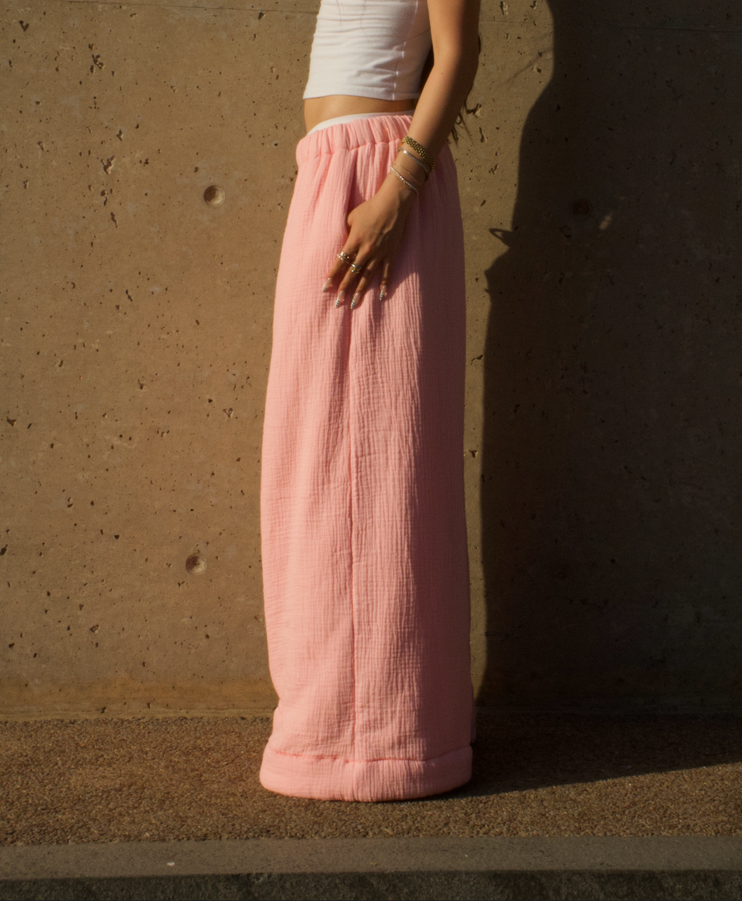 Homebody Low Rise Pants - Pink