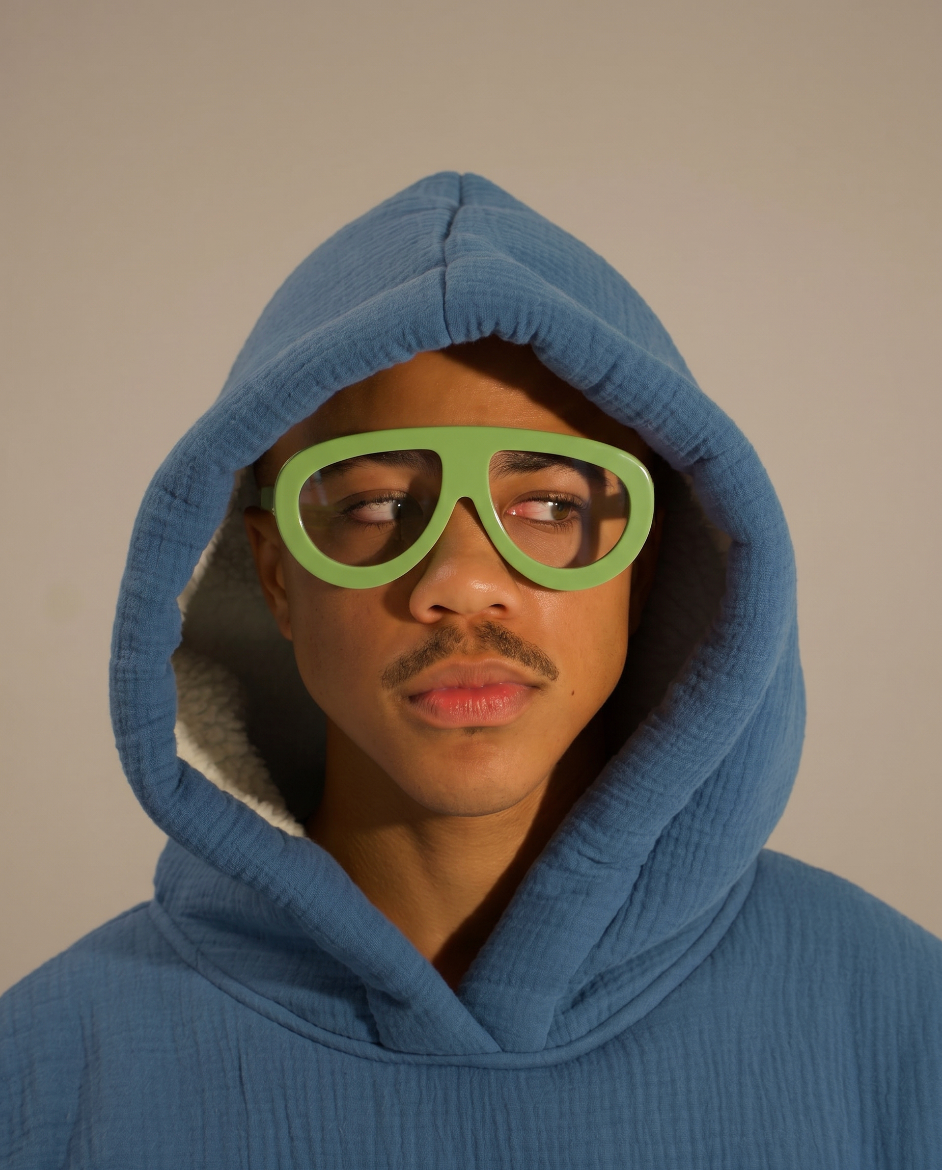 Gnarly Aviator Blue Light Glasses - Green