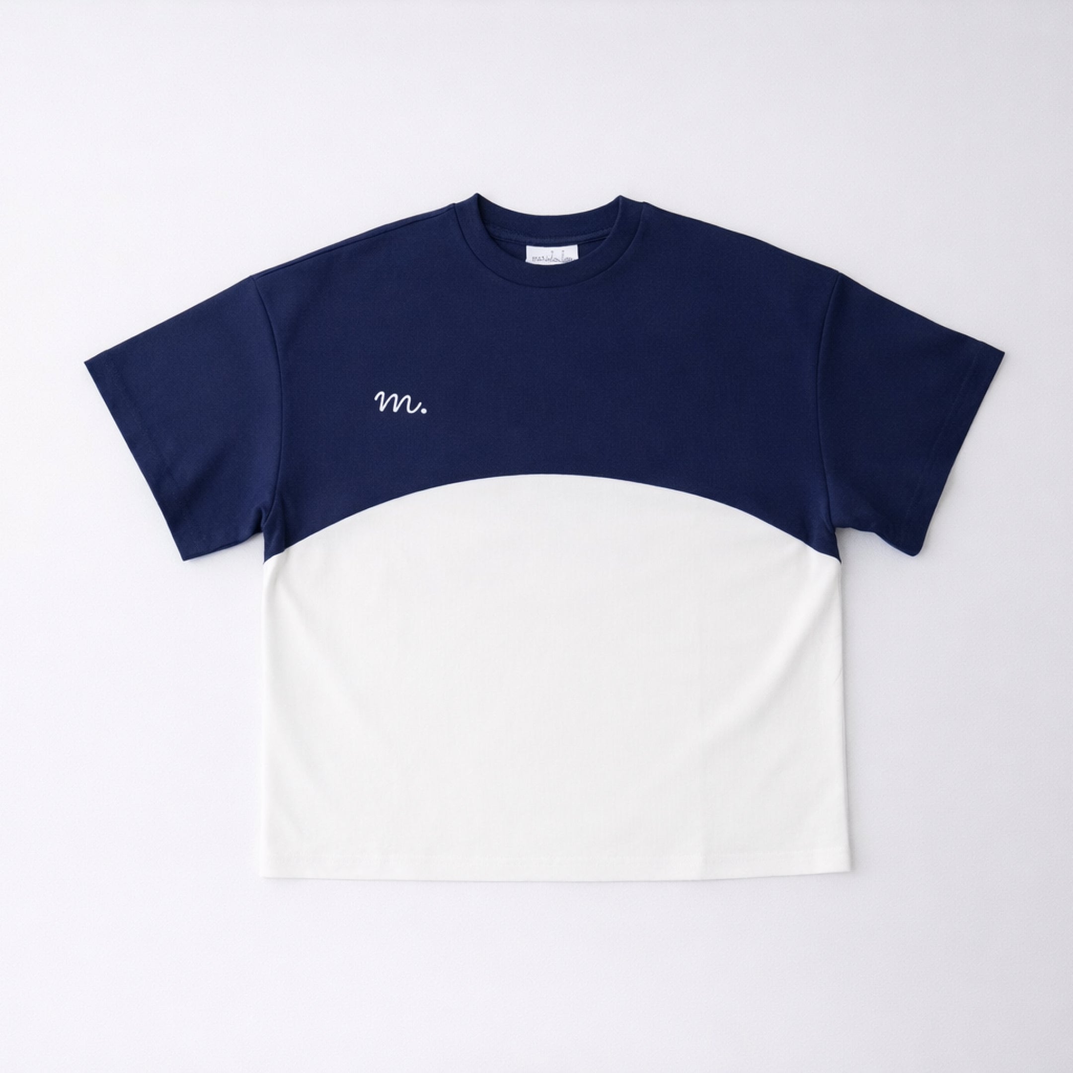 Two Toned Tee - Navy