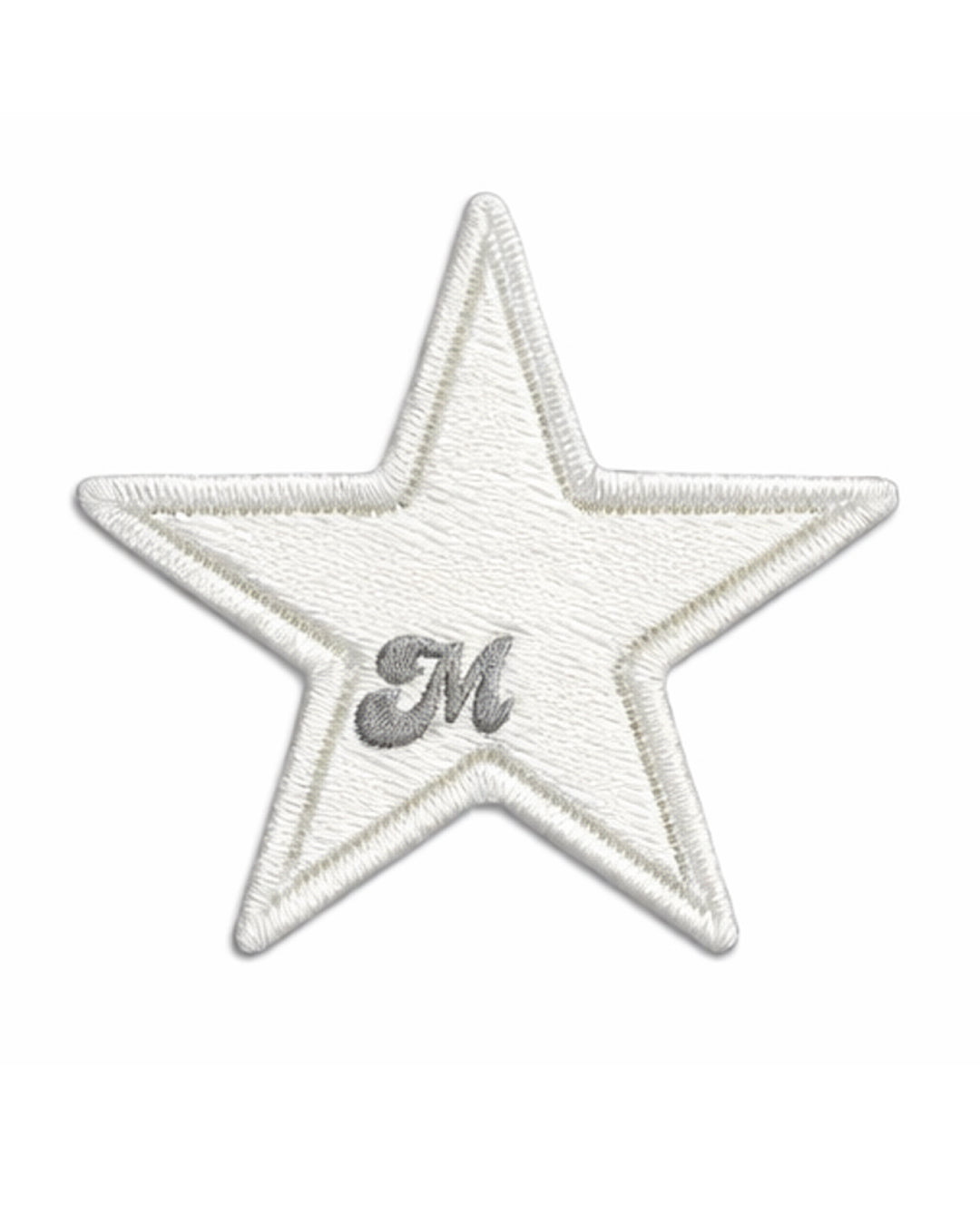 Gray Star - Iron-On Patch