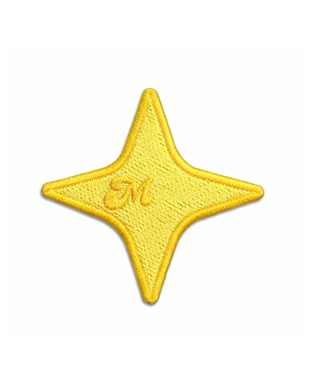 Yellow Star - Iron-On Patch