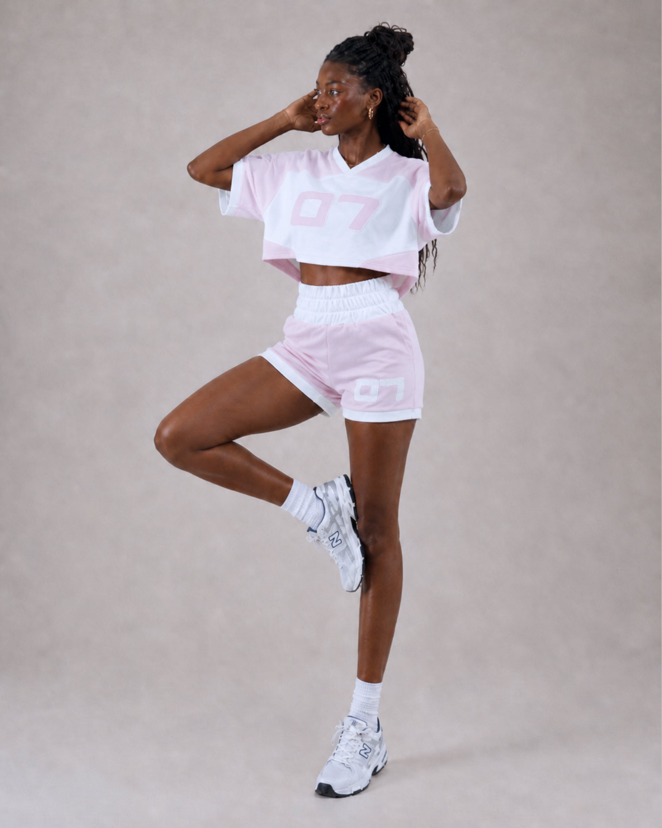 07' Jersey Shorts - Pink
