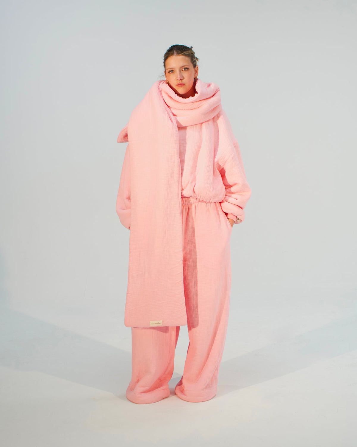 Homebody Blanket Scarf - Pink