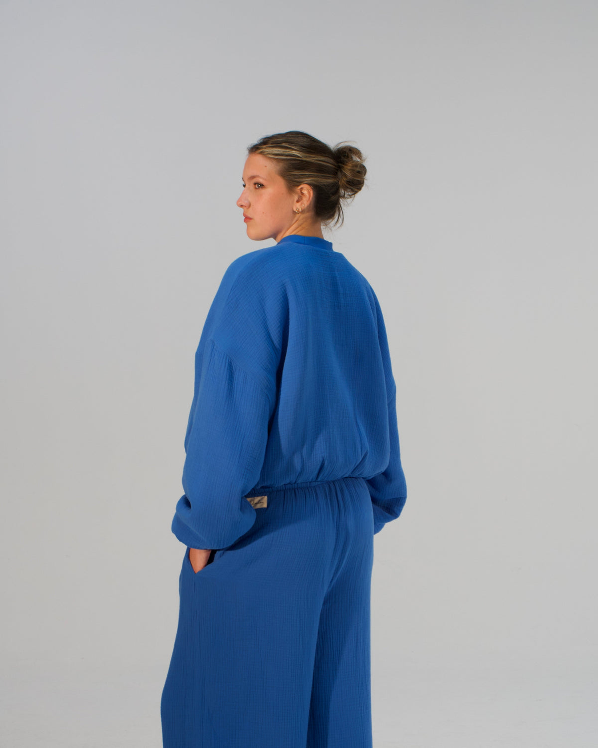 Homebody Blanket Crewneck - Blue