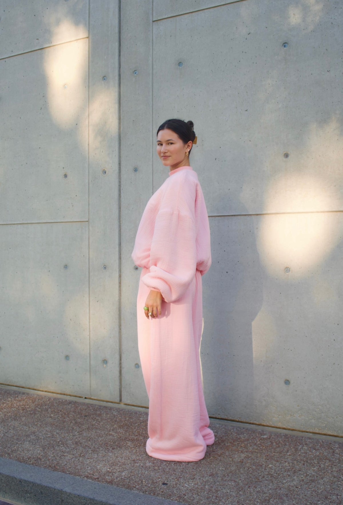 Homebody Blanket Crewneck - Pink