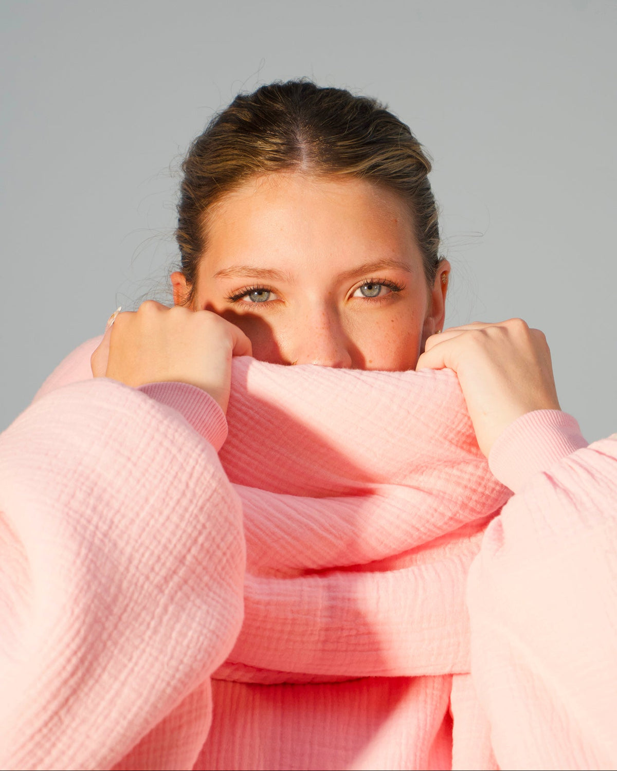 Homebody Blanket Scarf - Pink