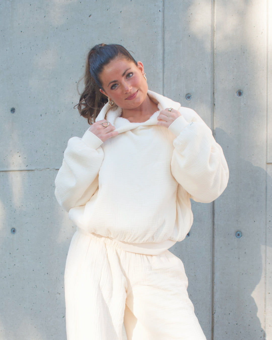 Homebody Blanket Hoodie - Beige