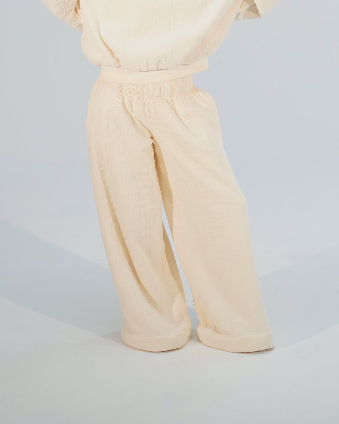 Homebody Blanket Pants - Low Rise - Beige