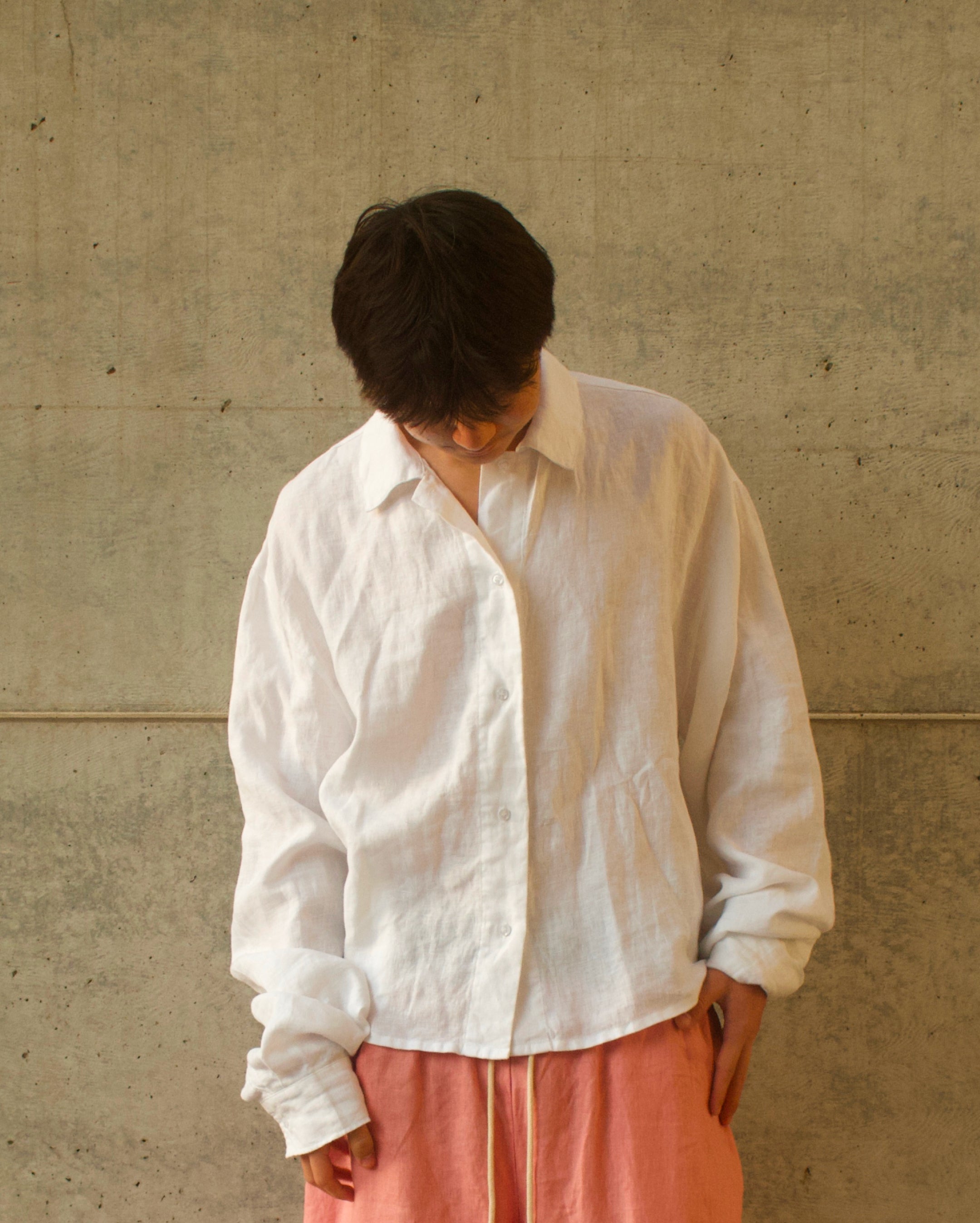 Breezy Linen Button Up - White