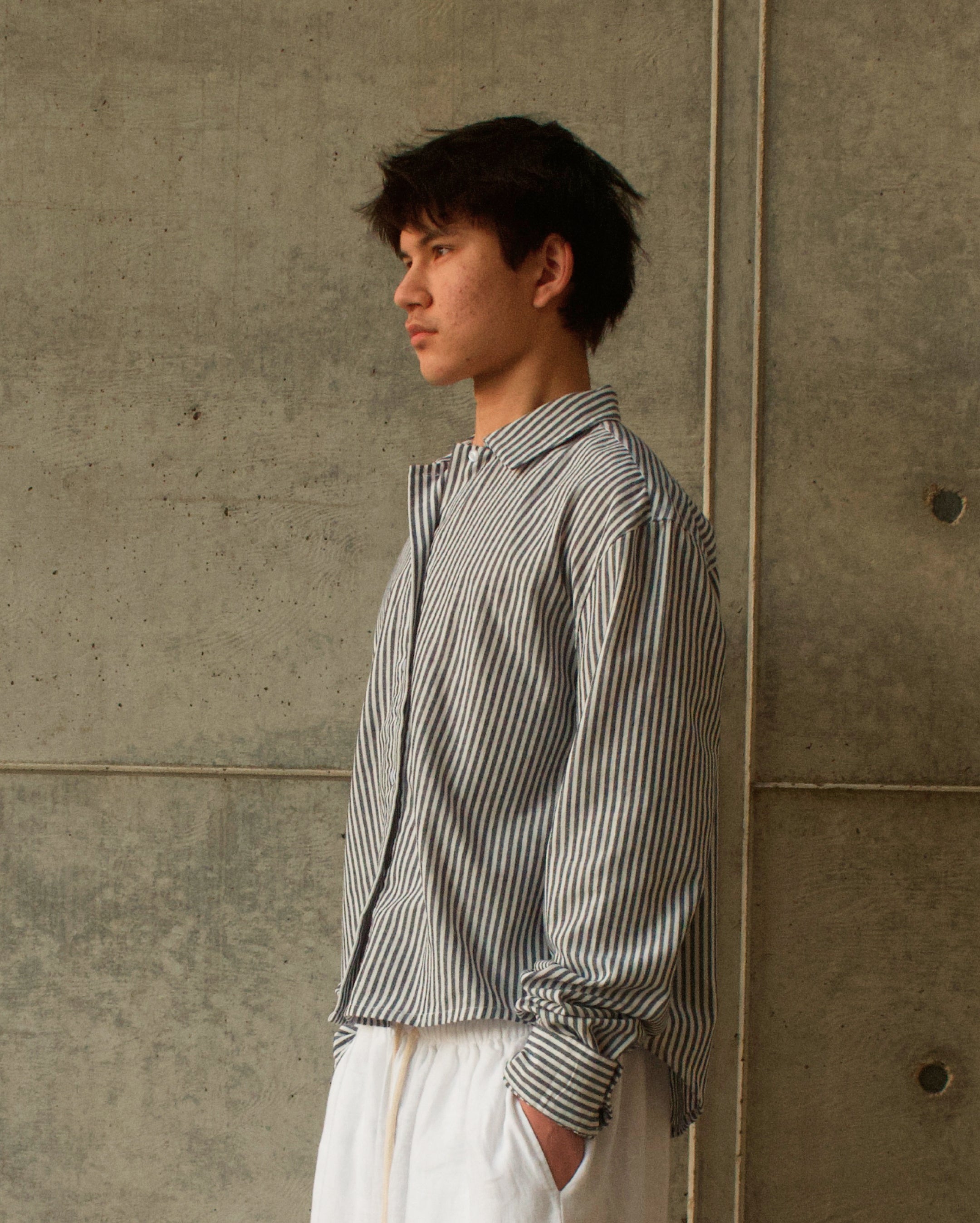 Breezy Linen Button Up - Stripe