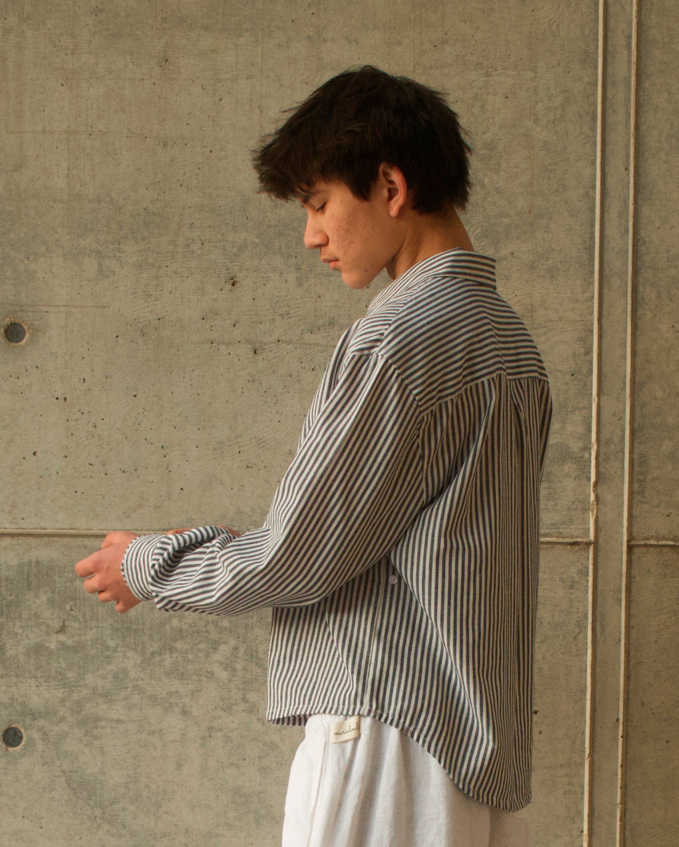 Breezy Linen Button Up - Stripe