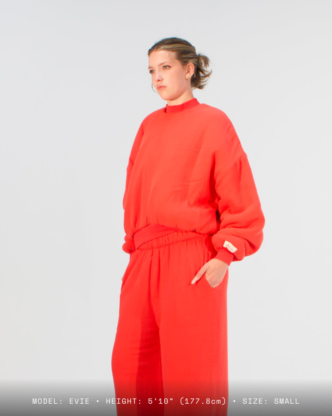 Homebody Blanket Crewneck - Orange