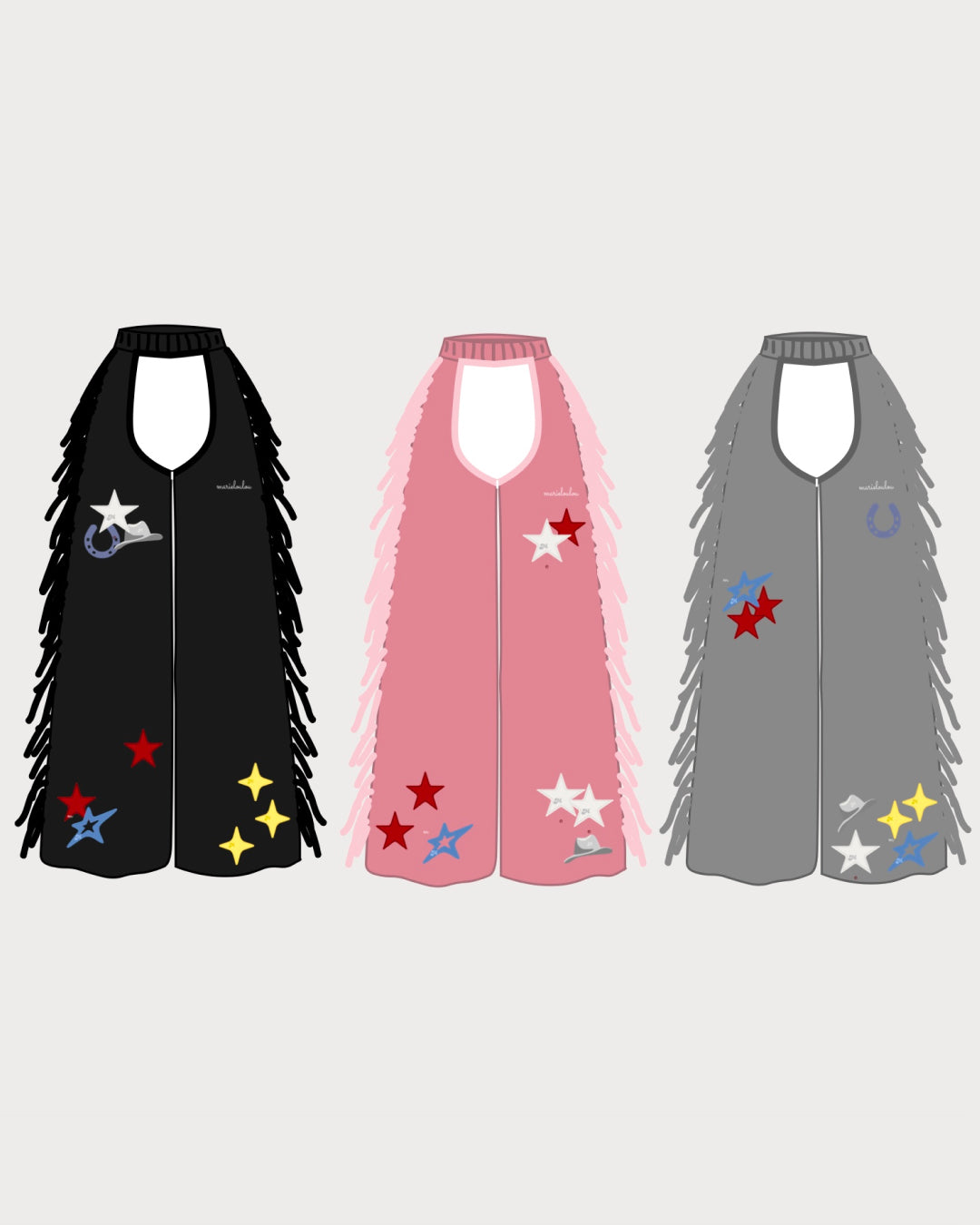 Gray Star - Iron-On Patch