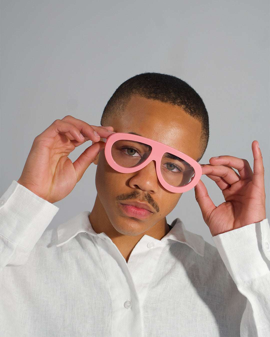 Gnarly Aviator Blue Light Glasses - Pink