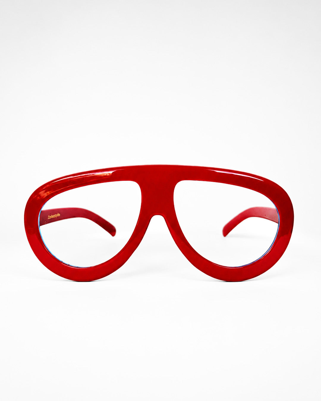 Gnarly Aviator Blue Light Glasses - Red
