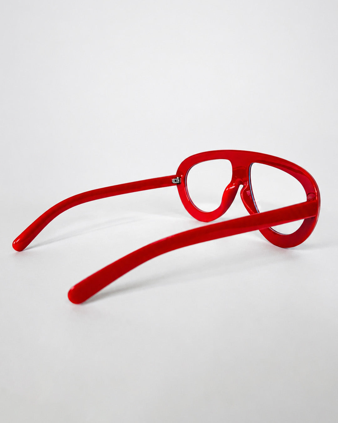 Gnarly Aviator Blue Light Glasses - Red