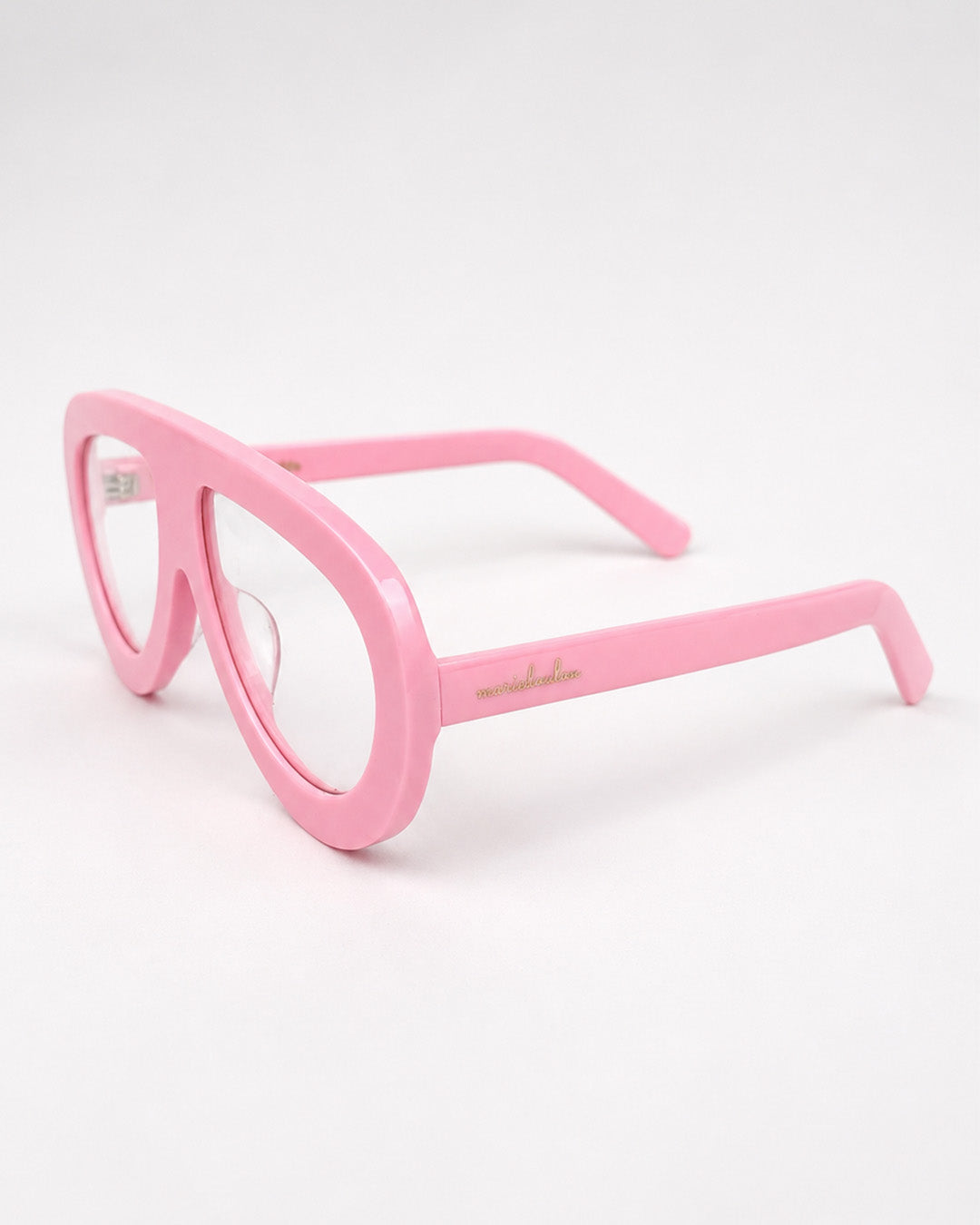Gnarly Aviator Blue Light Glasses - Pink