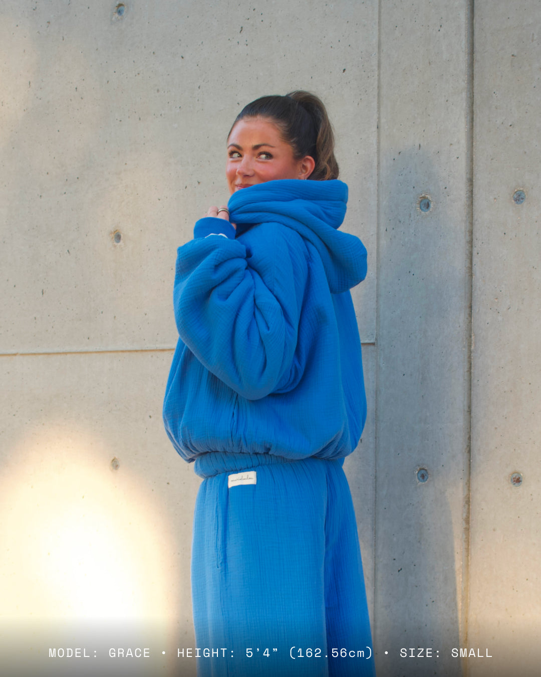 Homebody Blanket Hoodie - Blue