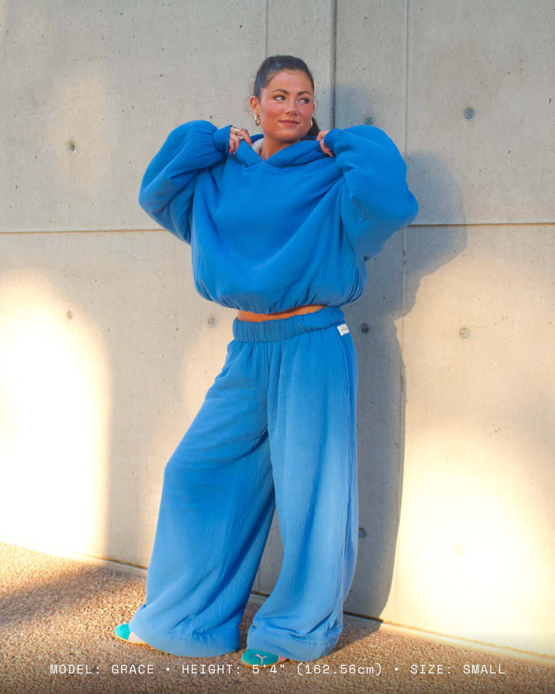 Homebody Blanket Hoodie - Blue