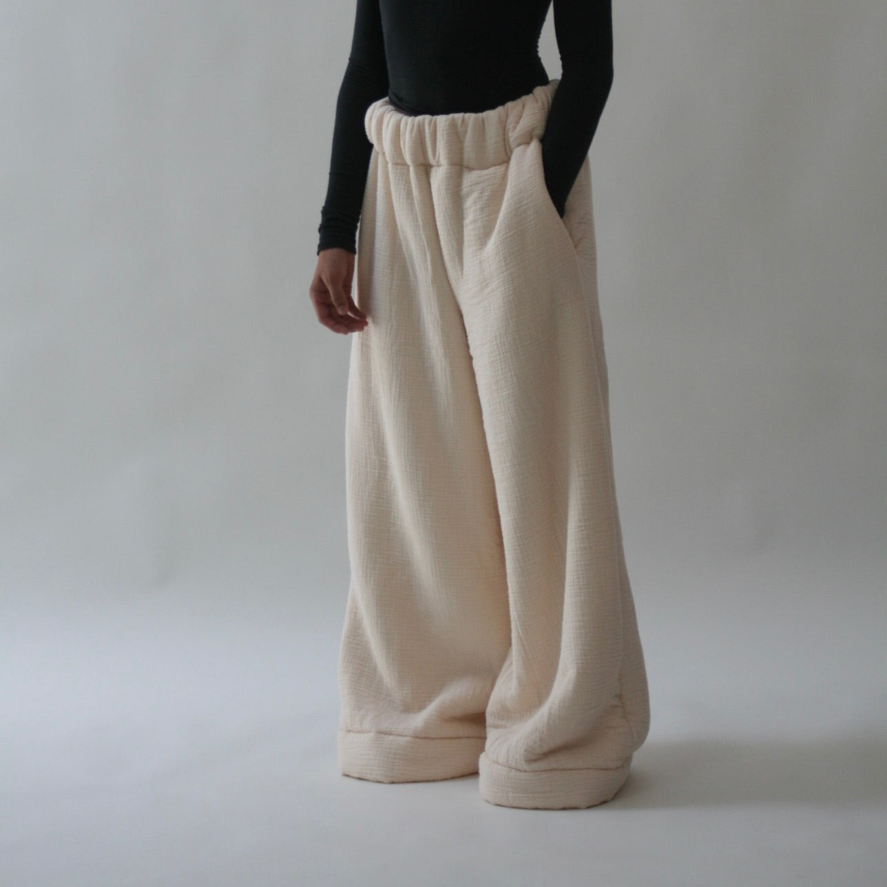 Blanket Sweatpants in Beige