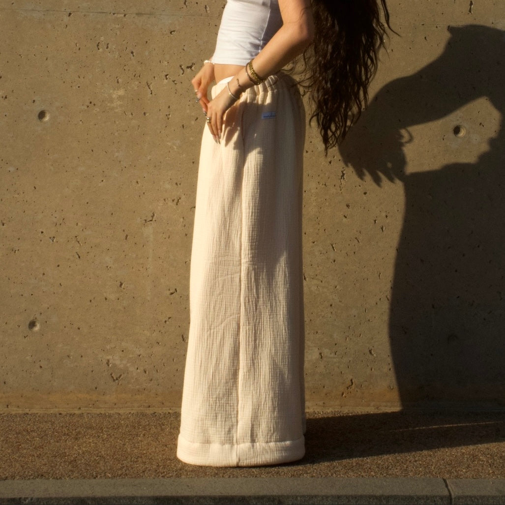 Homebody  Low Rise Pants - Beige