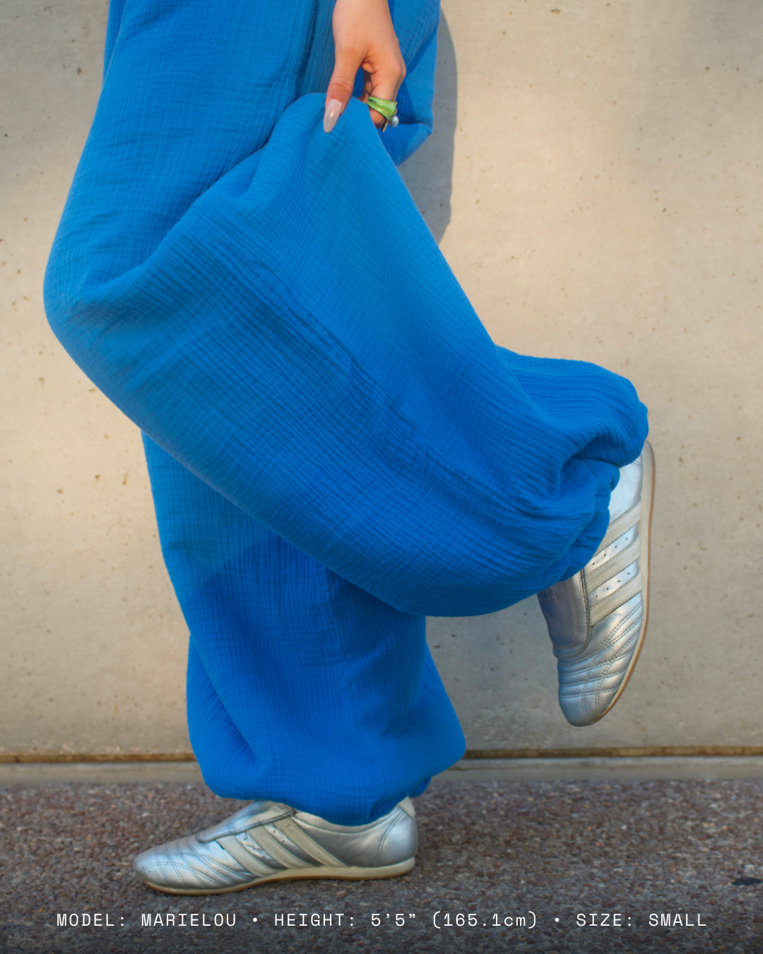 Homebody Blanket Pants - Low Rise - Blue