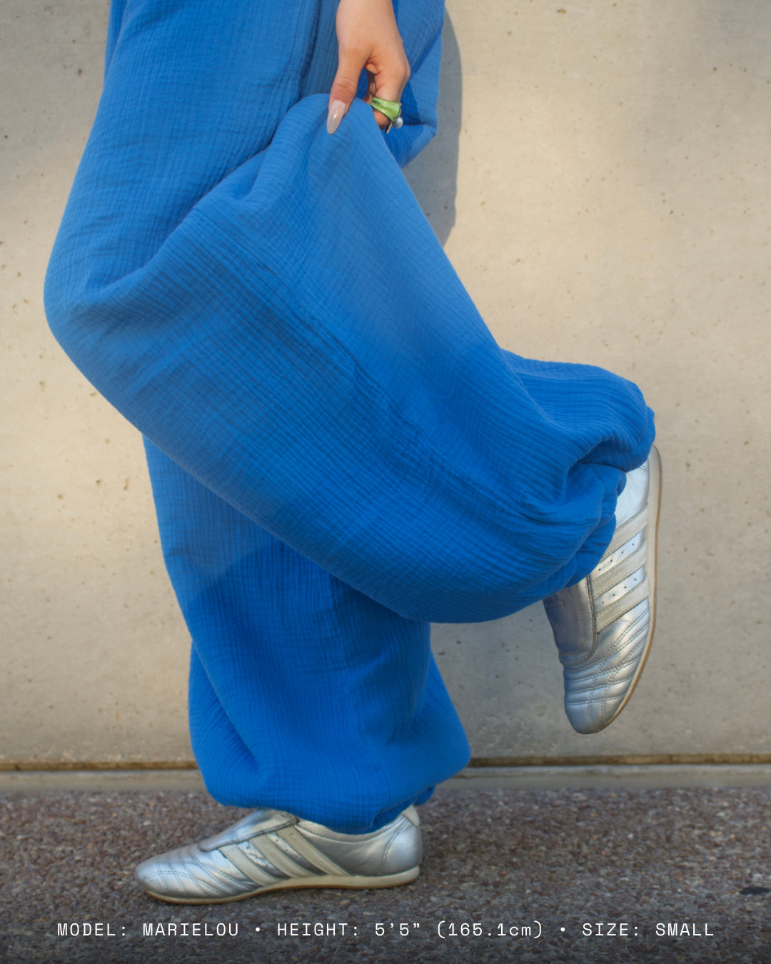 Homebody Blanket Pants - Low Rise - Blue