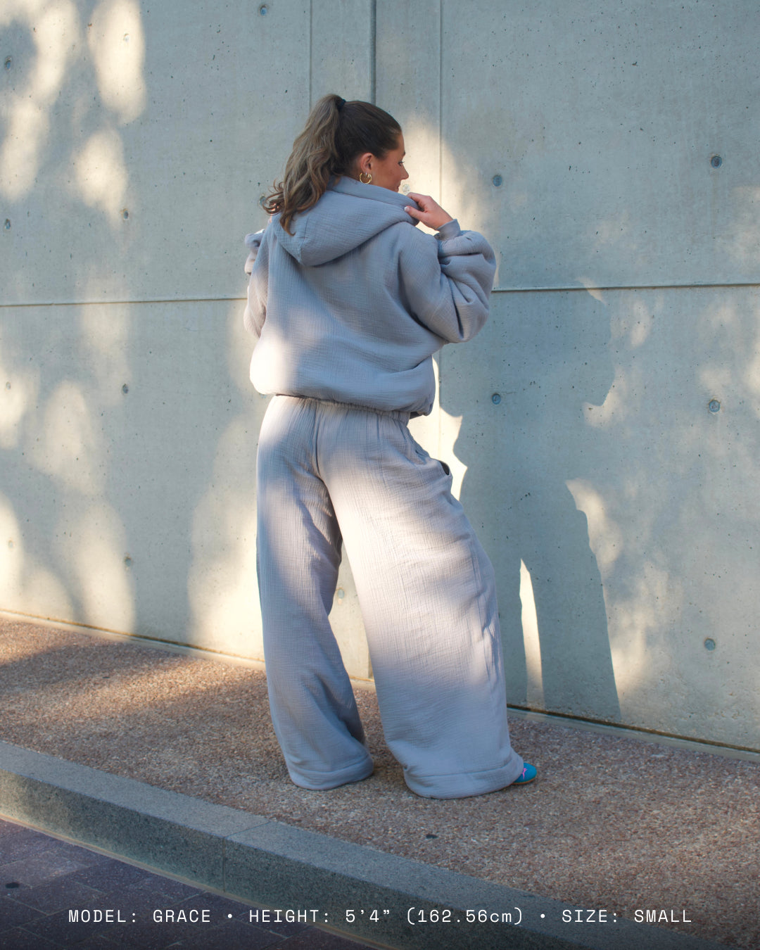 Homebody Blanket Pants - Low Rise - Gray
