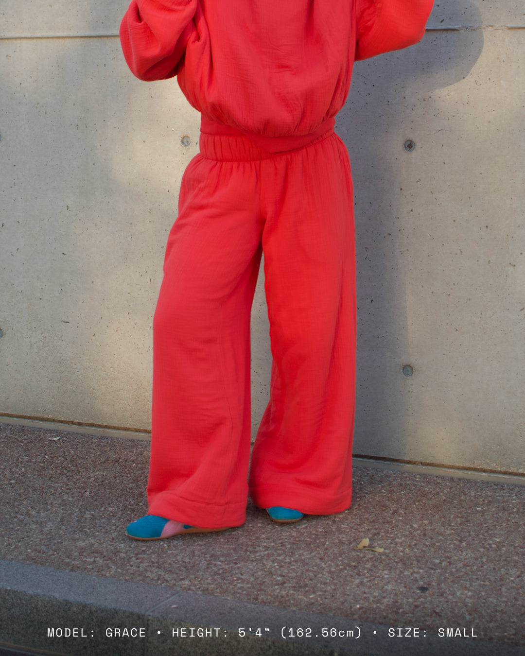 Homebody Blanket Pants - Low Rise - Orange