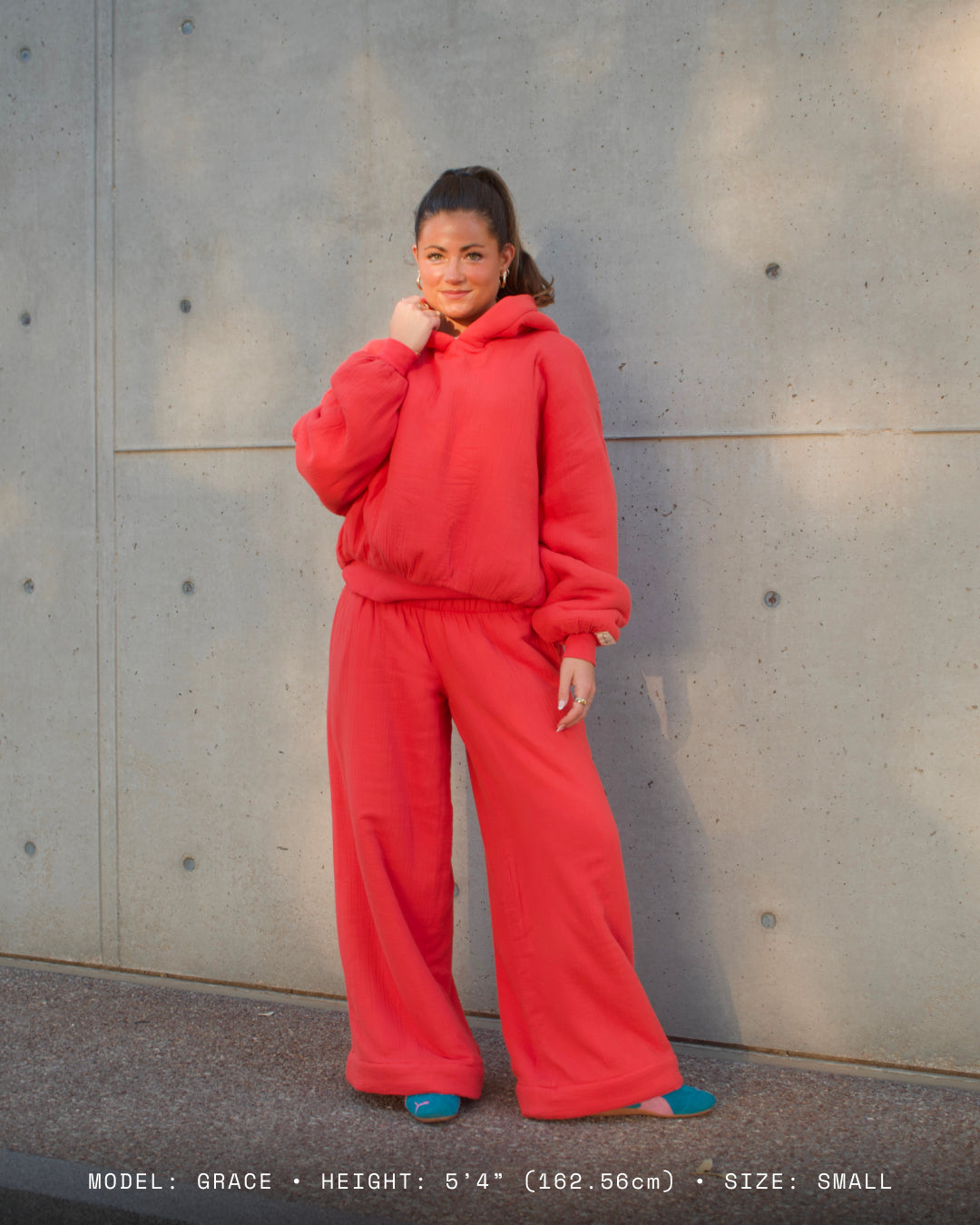 Homebody Blanket Pants - Low Rise - Orange