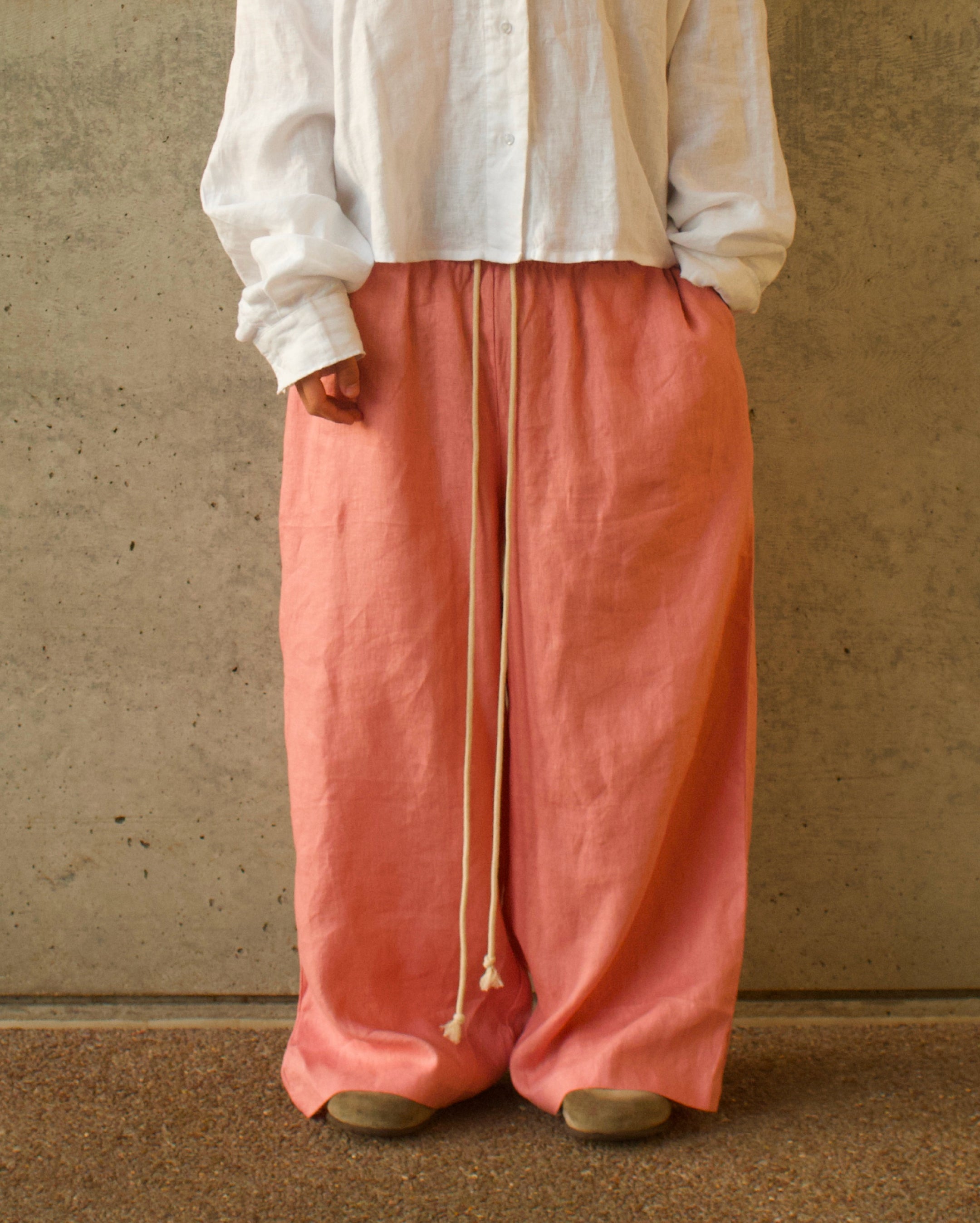 THE Linen Pants - Pink