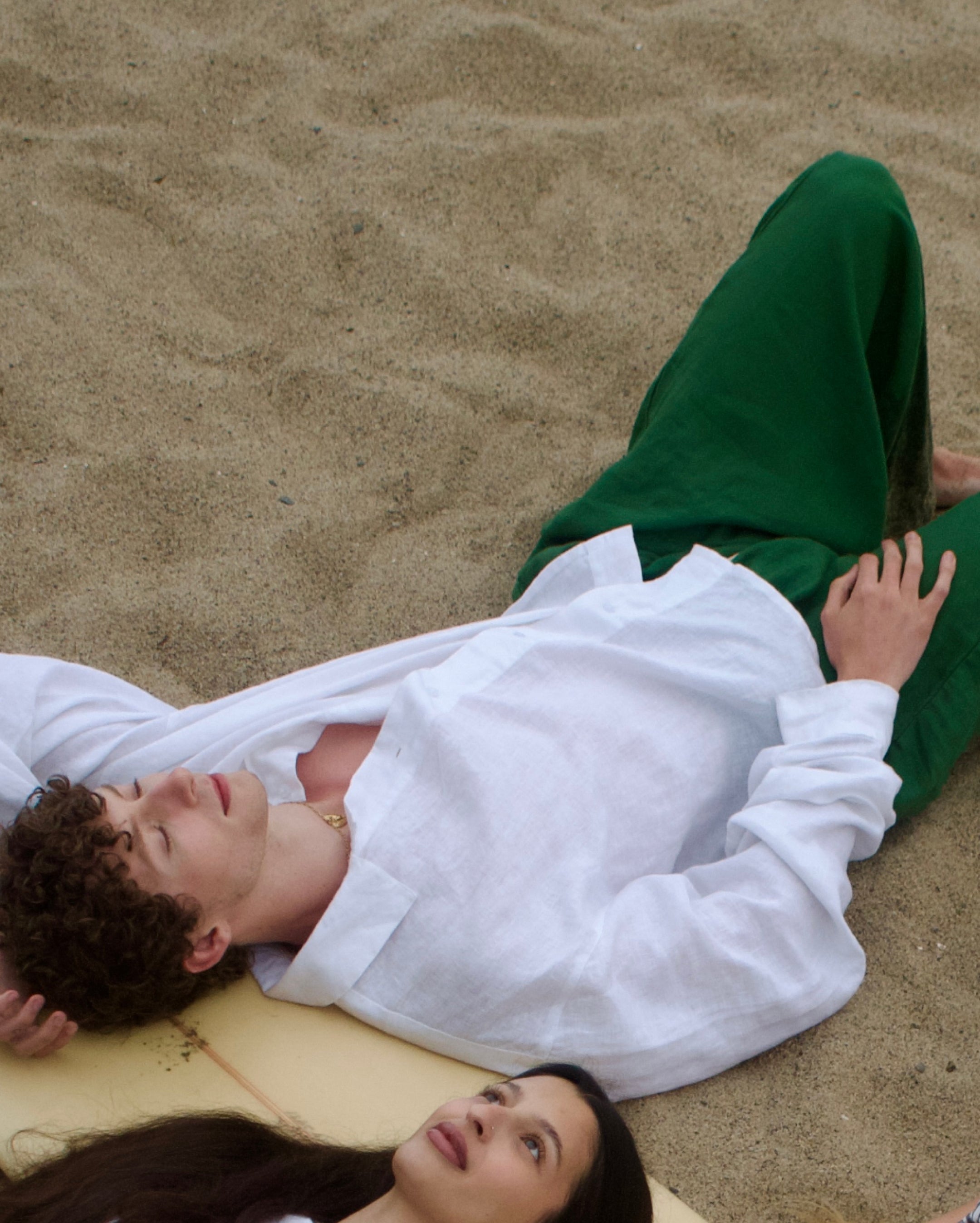 THE Linen Pants - Green