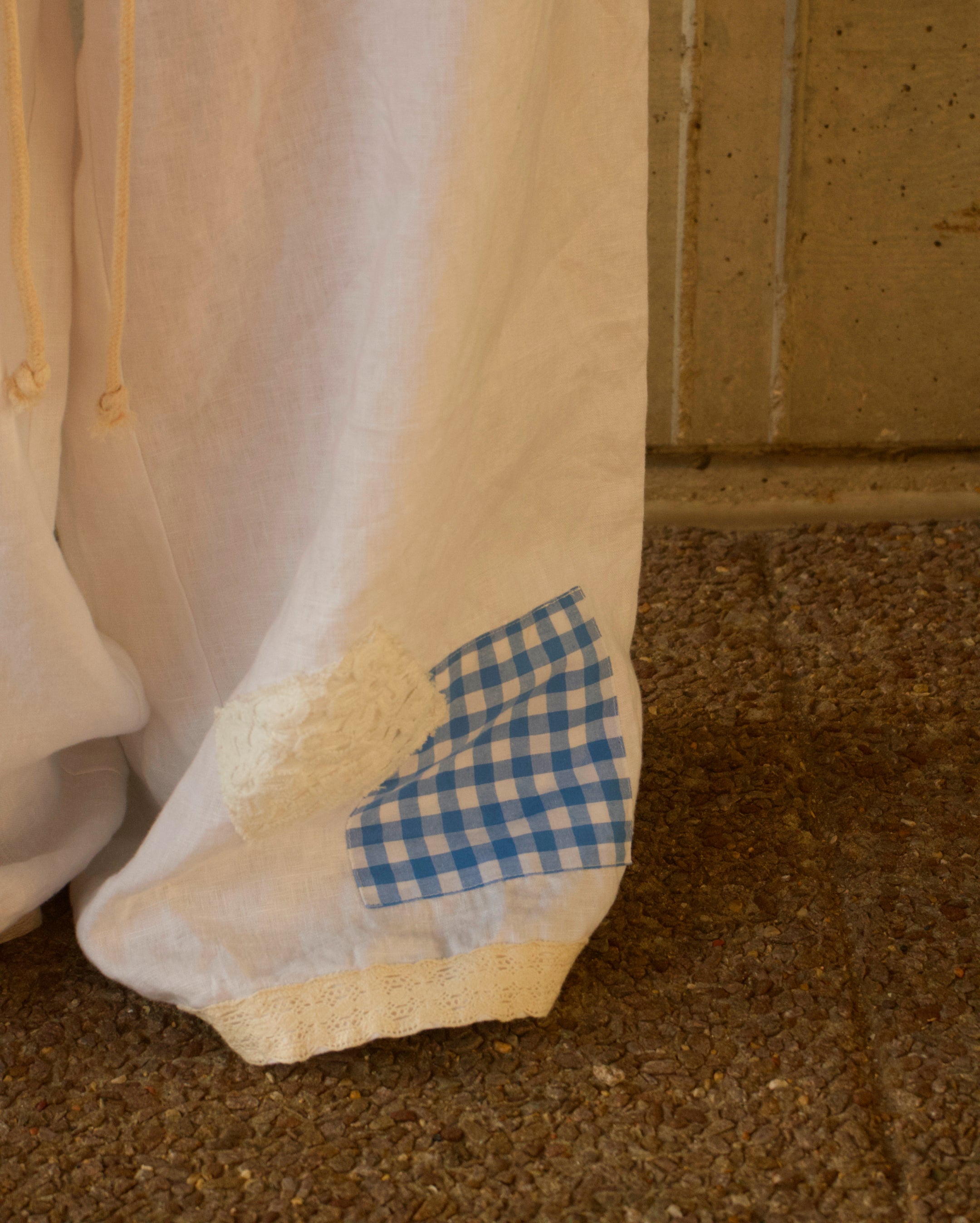 Patchwork Linen Pants