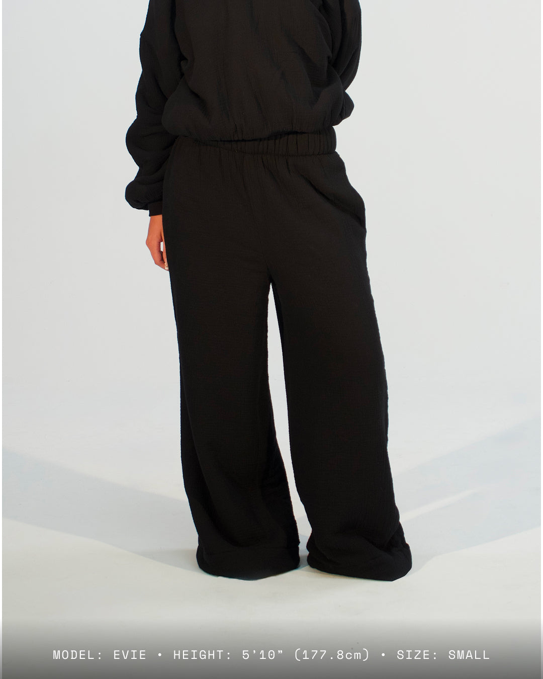 Homebody Blanket Pants - Black