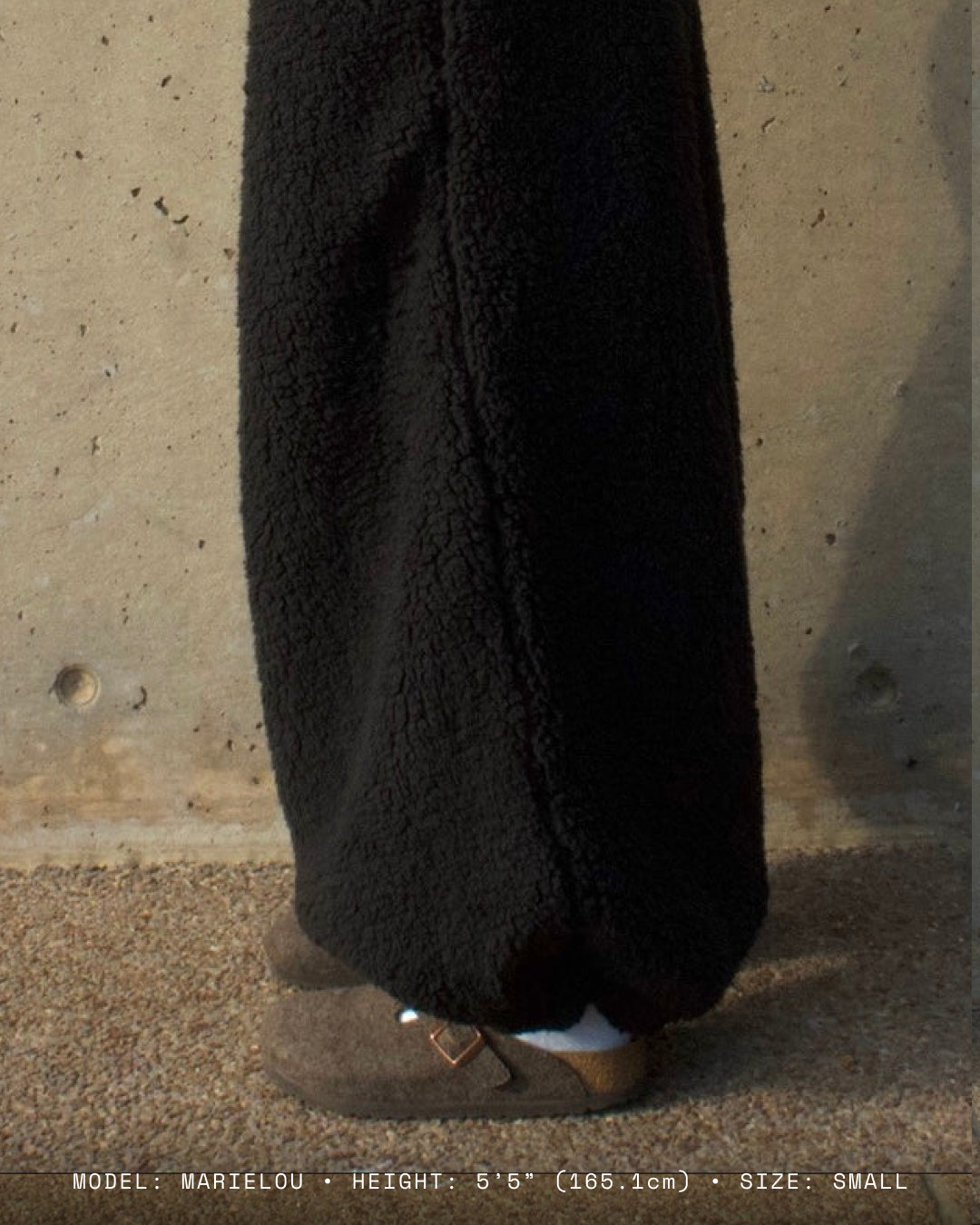 Homebody Full Sherpa Sweatpants - Black