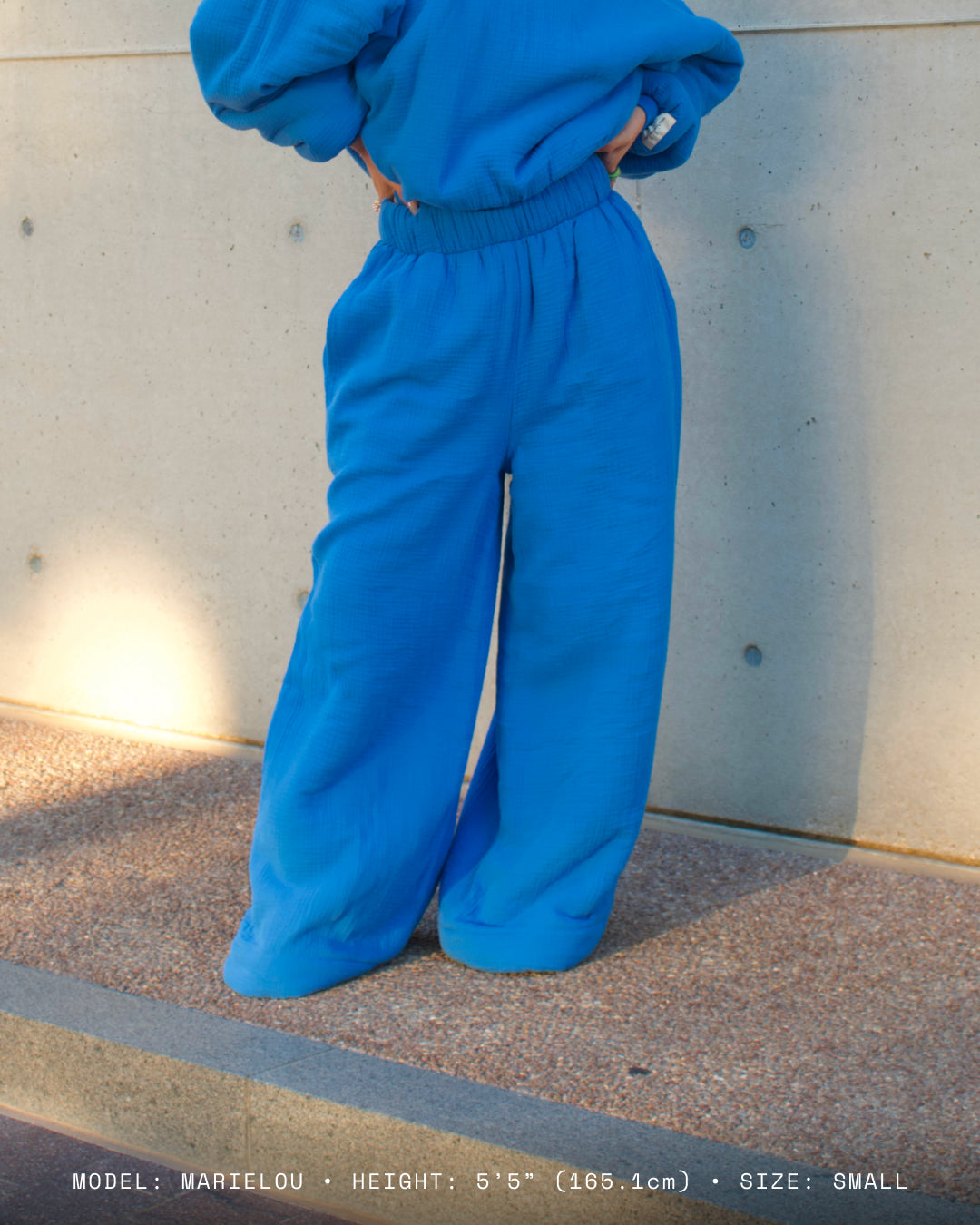 Homebody Blanket Pants - Blue