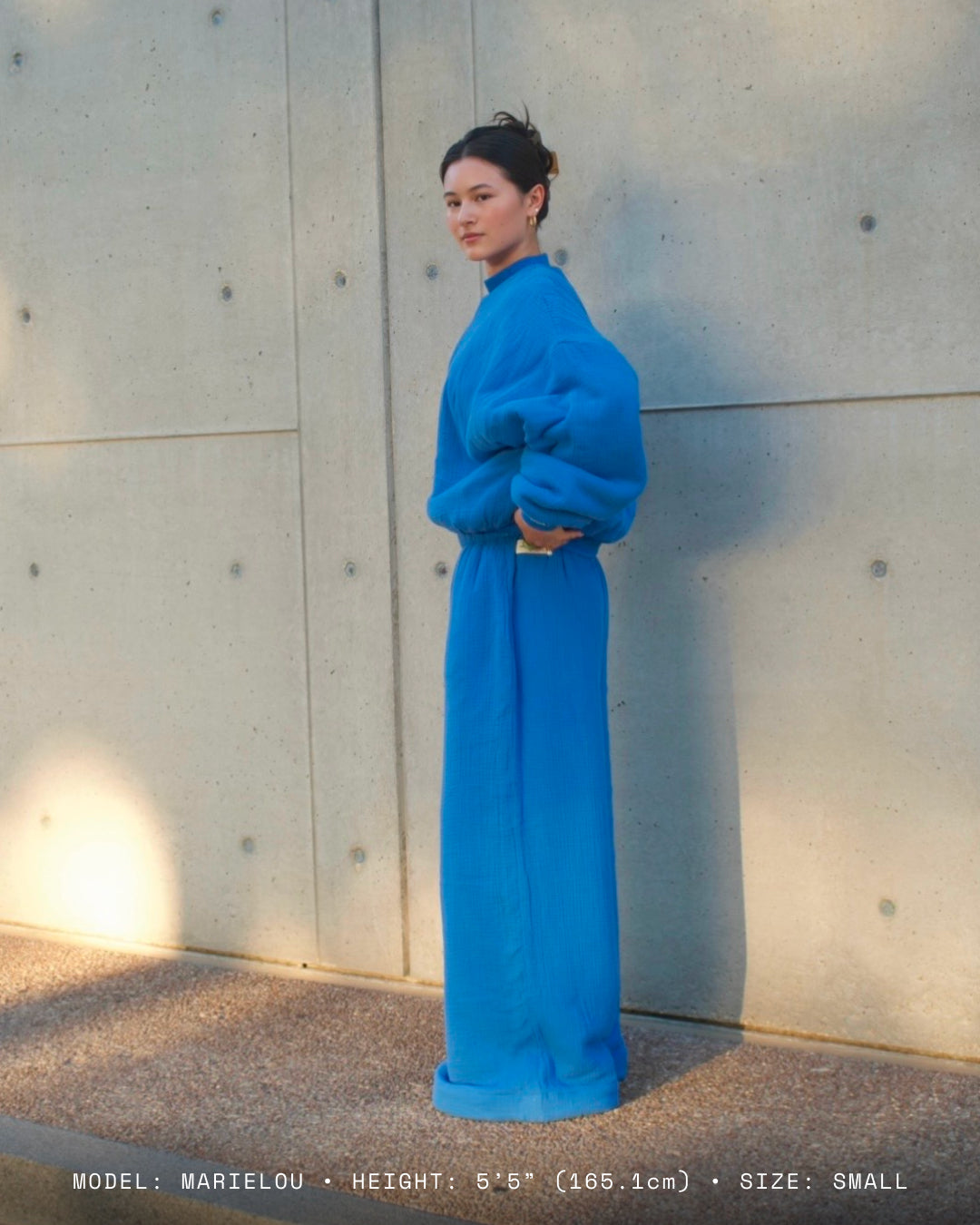 Homebody Blanket Pants - Blue